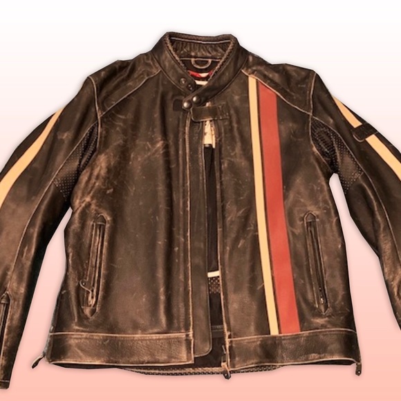 Leather Motorcycle Jacket 